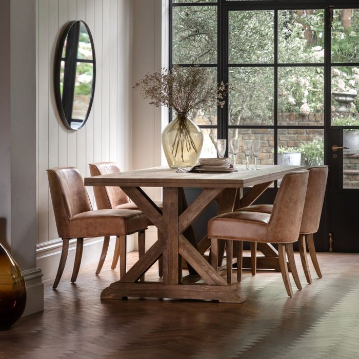 Ashbourne 220cm Mango Wood Large Dining Table