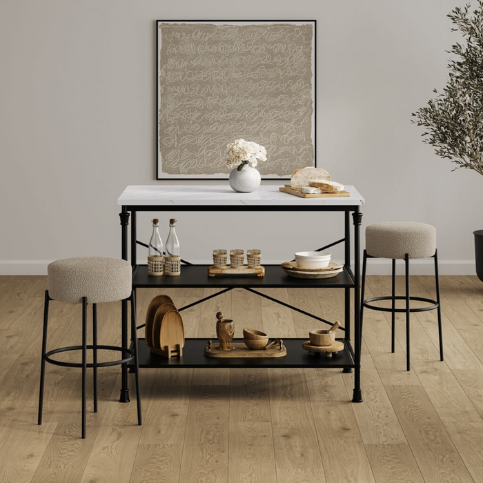 Anais Buff Counter Stool