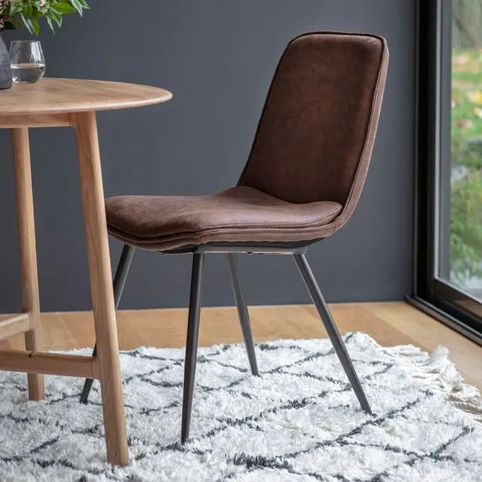 Newton Chair Brown (2pk)