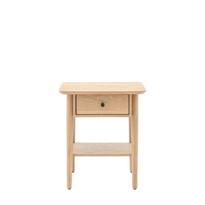Hatfield 1 Drawer Bedside Natural