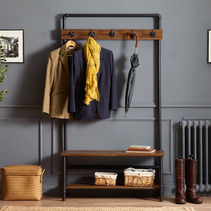 BOSTON HALLWAY STAND WITH BENCH