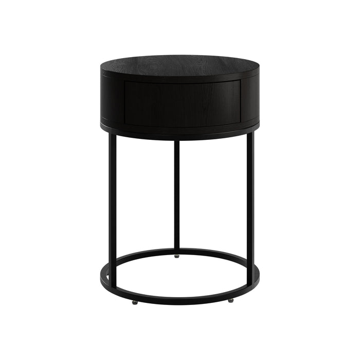 Hampton Bedside | Round Wooden