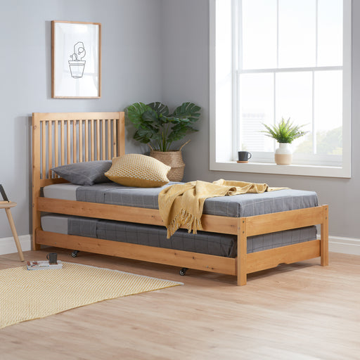 Birlea Buxton Trundle Bed Honey Pine