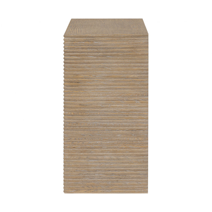 Wickham Ribbed Oak Chest of Drawers
