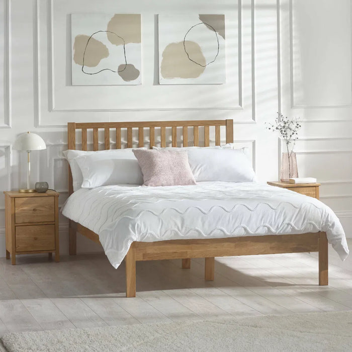 COXMOOR 135CM BED - OAK