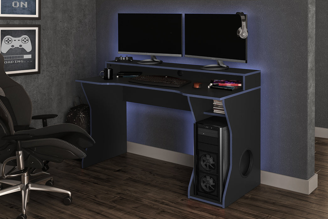Birlea Enzo Gaming Computer Desk Black & Blue