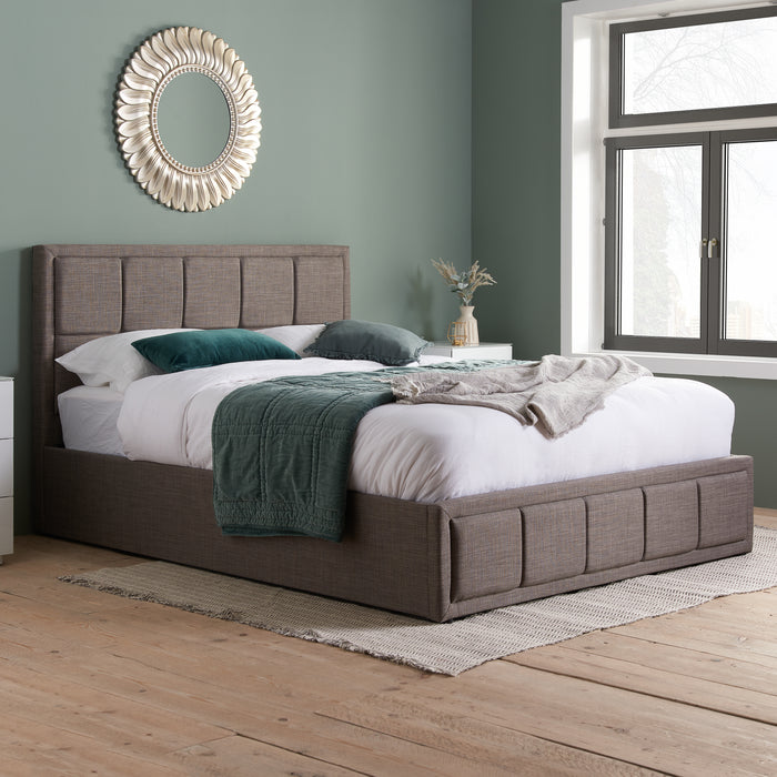 Birlea Hannover Small Double Ottoman Bed Grey