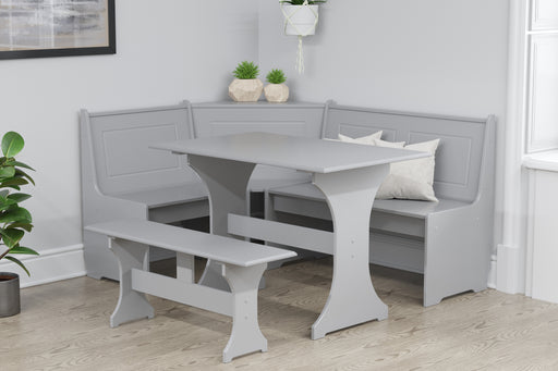 Birlea Hemington Corner Dining Set Grey
