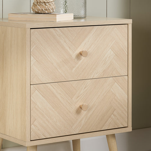 Birlea Herringford 2 Drawer Bedside