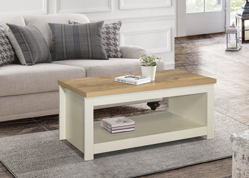 Birlea Highgate Coffee Table Cream & Oak