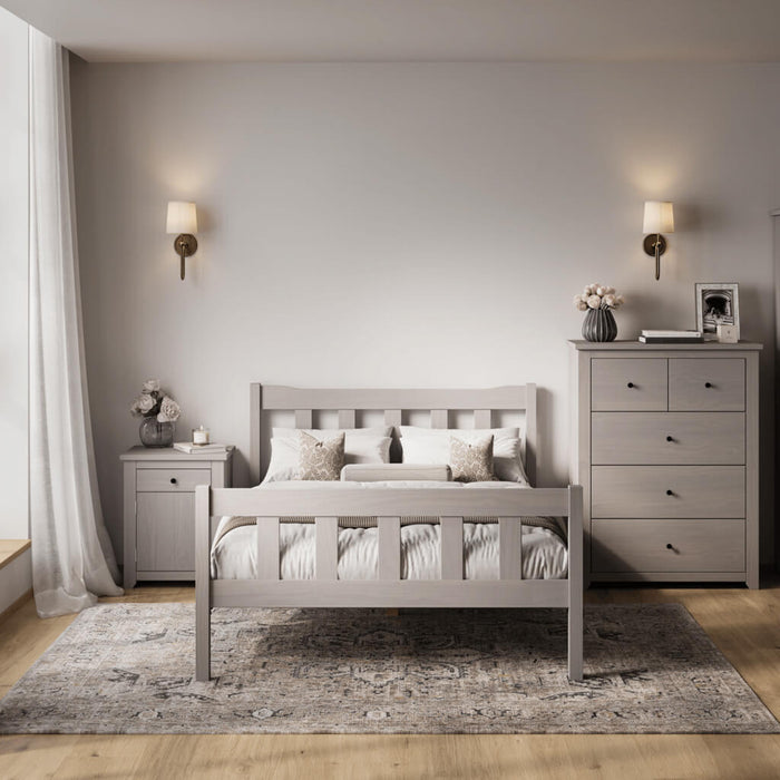 Havana Grey Bedside Cabinet