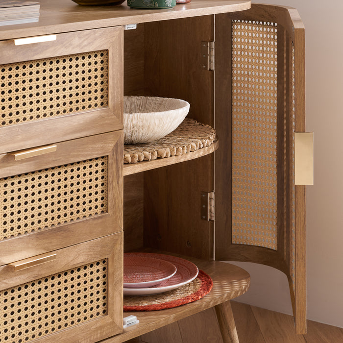 Birlea Noah 2 Door 3 Drawer Sideboard