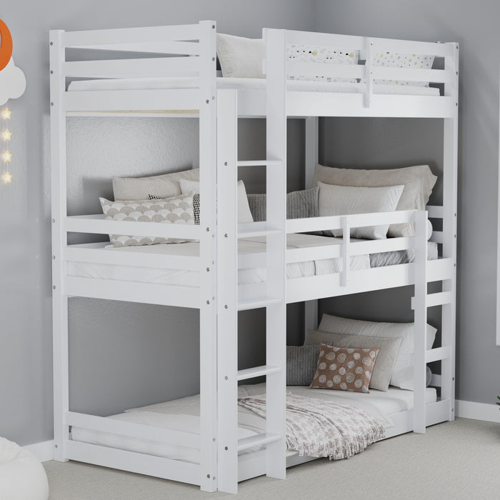 Birlea Tressa Triple Bunk Bed White