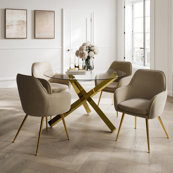 Tara Light Fawn Dining Chair