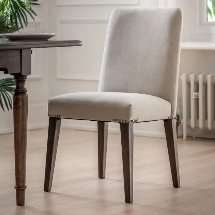 Madison Chair Cement Linen (2pk)