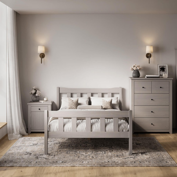 Havana Grey Double Bed