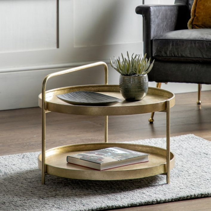 Sennen Gold Round 65cm Coffee Table