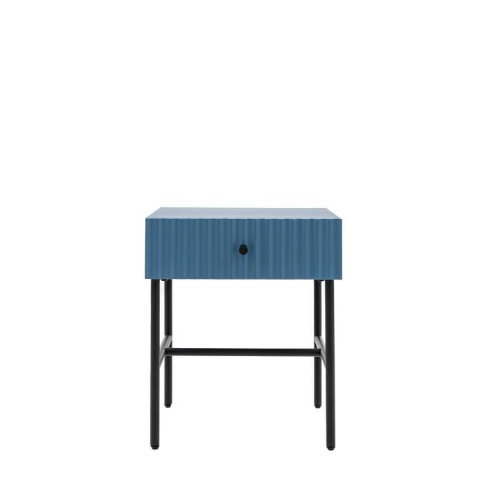 Buckhurst 1 Drawer Bedside Cabinet - Comes in White, Grey and Blue Options