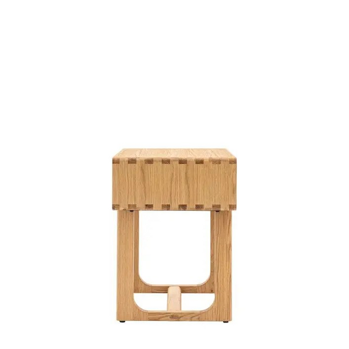 Craft 1 Drawer Bedside Natural