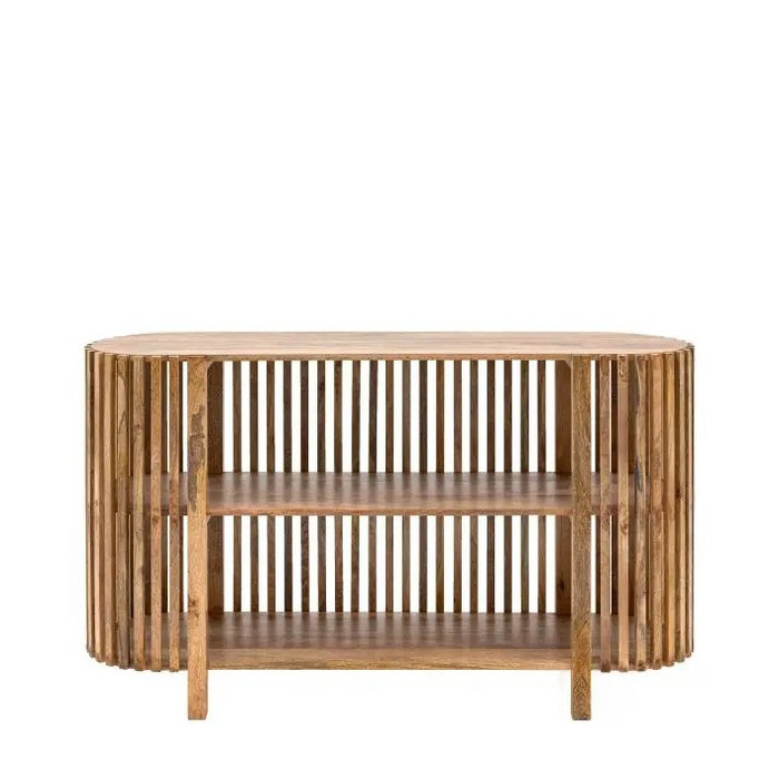 Voss Slatted Console Table