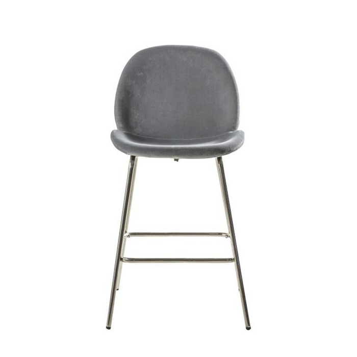 Flanagan Stool Black Velvet (2pk)