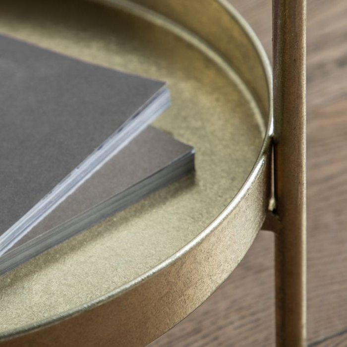 Sennen Metal Round Side Table