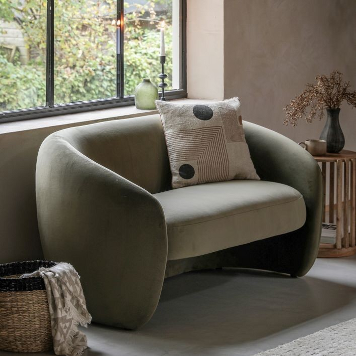 Curvo Fabric 2 Seater Sofa