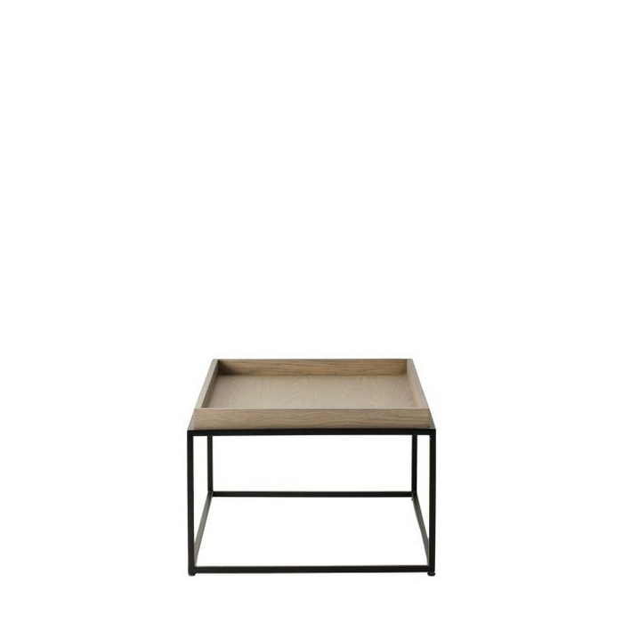 Forden Black Tray 90cm Coffee Table