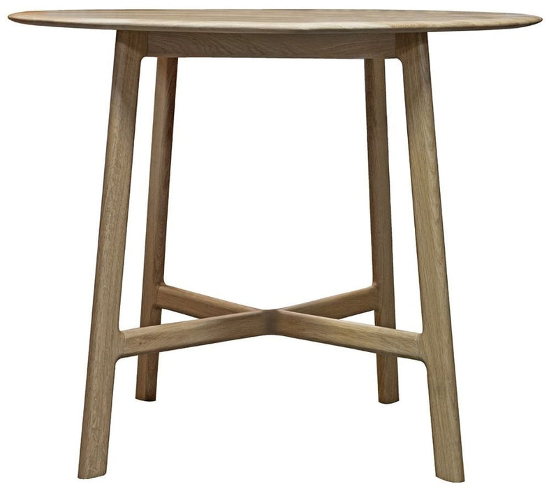 Madrid Oak 100cm Round Dining Table