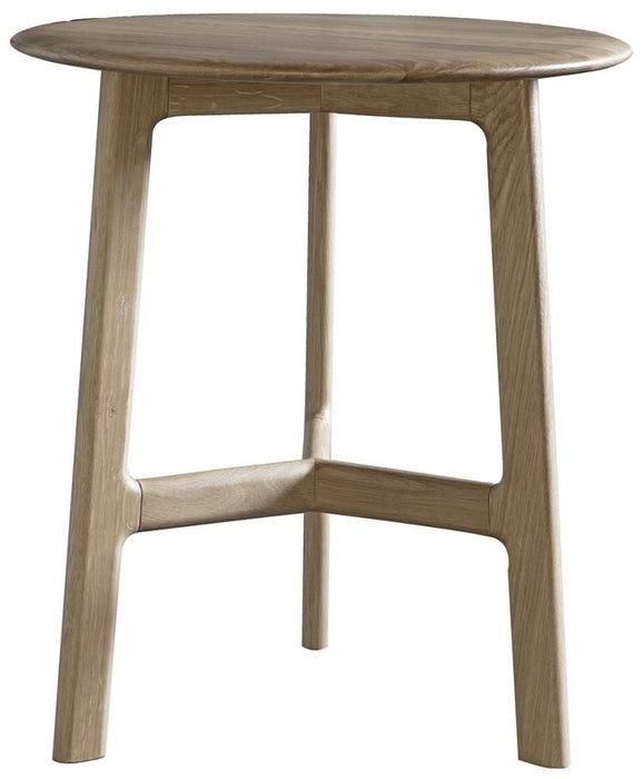 Madrid Oak Round Side Table