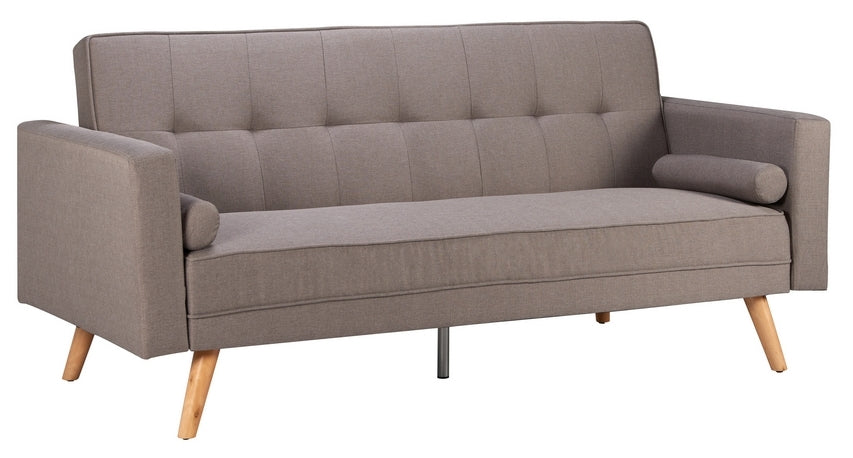 Ethan Grey Fabric 3 Seater Click Clack Sofa Bed
