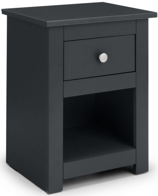 Radley Anthracite 1 Drawer Bedside Cabinet