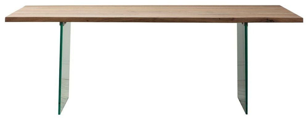 Ferndale 240cm Wood and Glass Dining Table