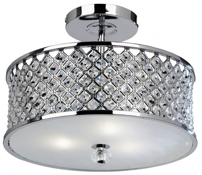 Hudson Chrome Ceiling Light