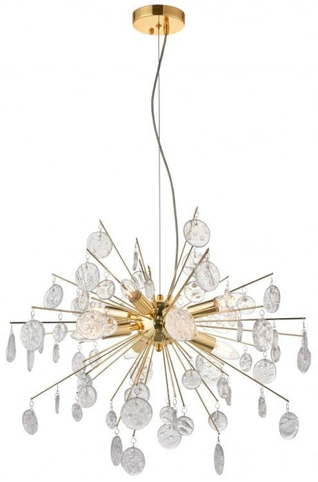 Calla Gold Effect Pendant Light