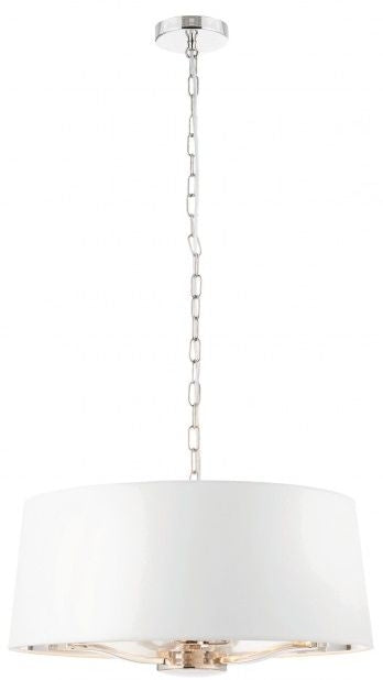 Harvey 1 Bright Nickel Pendant Light