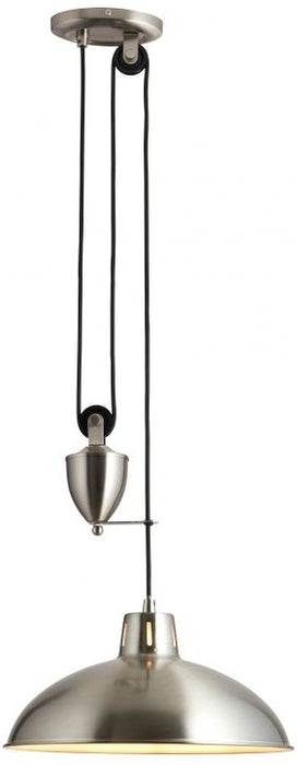 Polka Satin Nickel Pendant Light