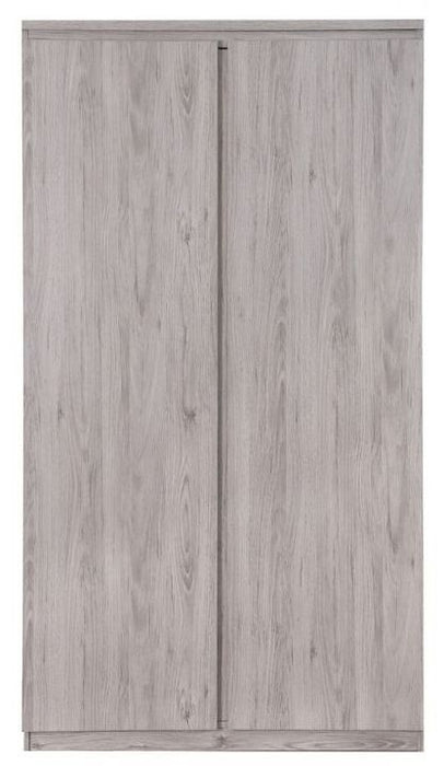 Jupiter Grey Oak 2 Door Wardrobe