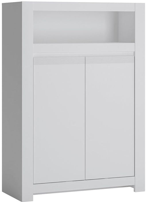 Novi 2 Door Cabinet in Alpine White