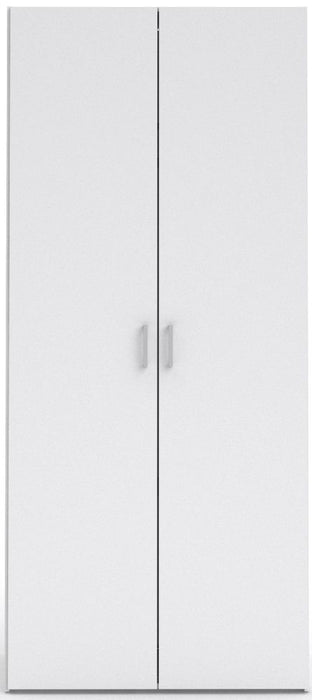 Space Wardrobe 2 Door White