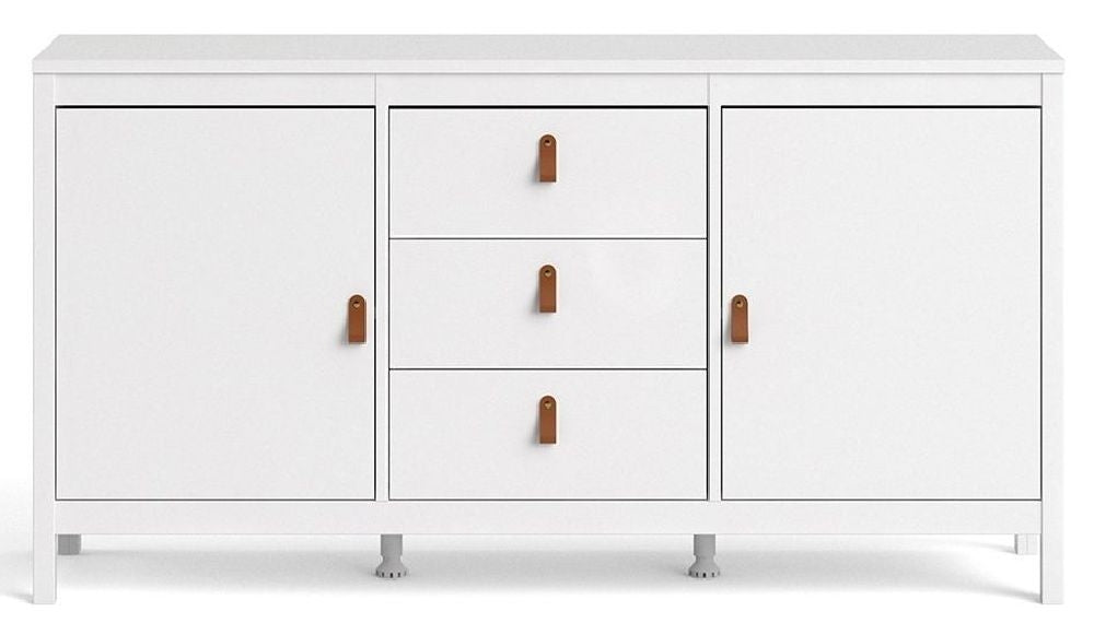 Barcelona Sideboard 2 Door 3 Drawer in White