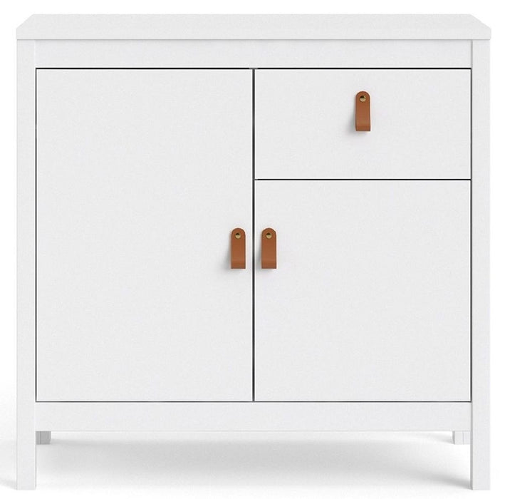 Barcelona Sideboard 2 Door 1 Drawer in White