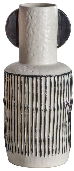 Seki Brown and Cream Large Vase