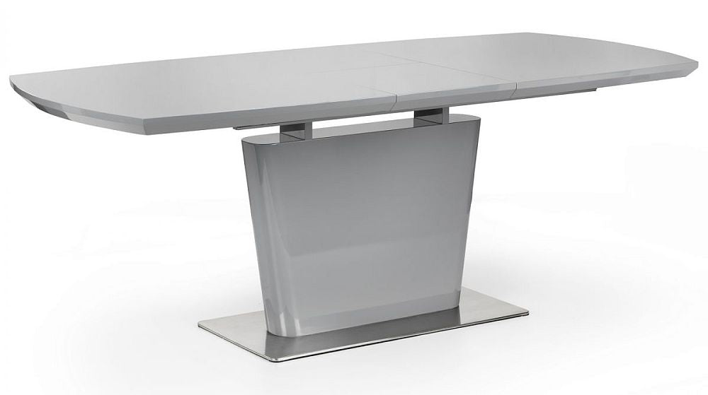Como Grey High Gloss 6 Seater Extending Dining Table