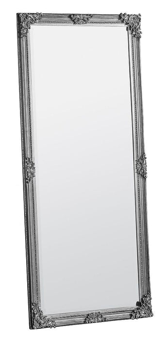 Fiennes Silver Rectangular Leaner Mirror - 70cm x 160cm