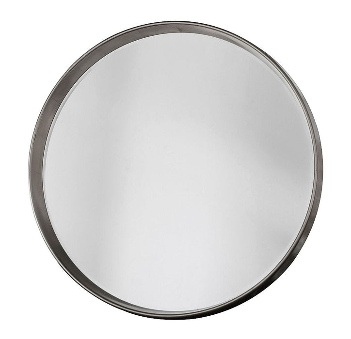 Harvey Silver Round Mirror - 95cm x 95cm