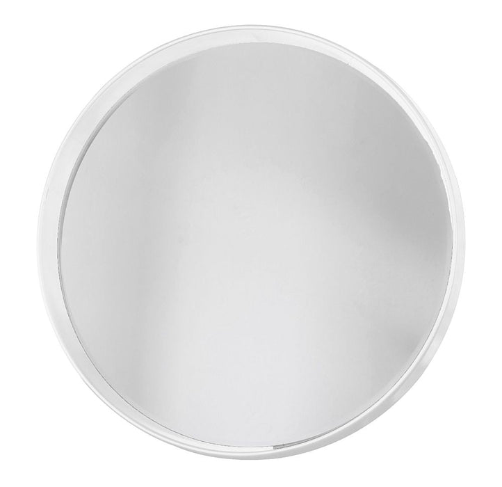 Harvey White Round Mirror - 95cm x 95cm