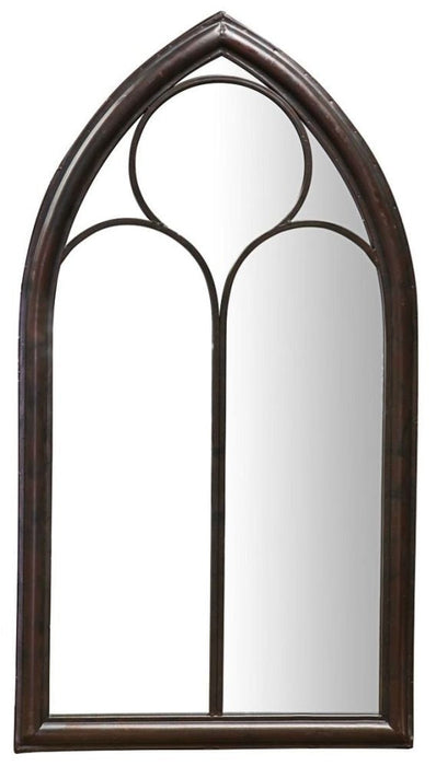 Monica Noir Outdoor Window Mirror - 61cm x 112cm
