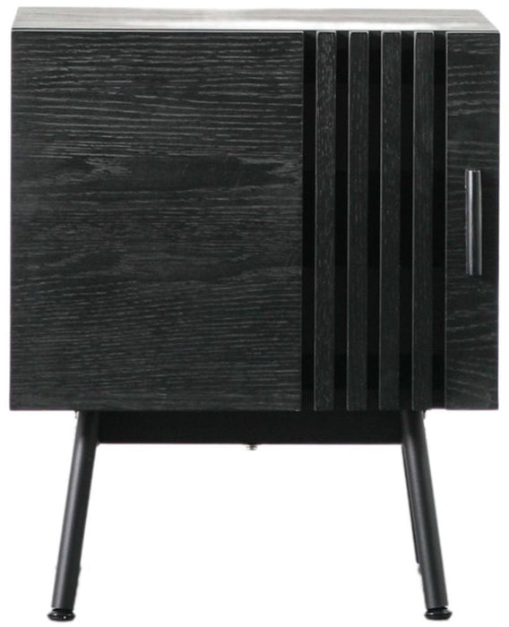 Holsen Black Oak Side Table