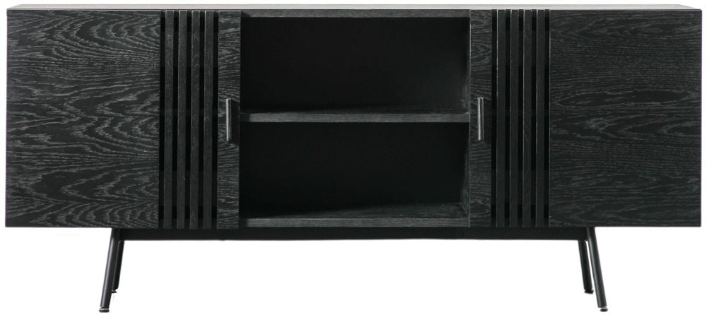 Holsen Black Oak Sideboard - 2 Doors